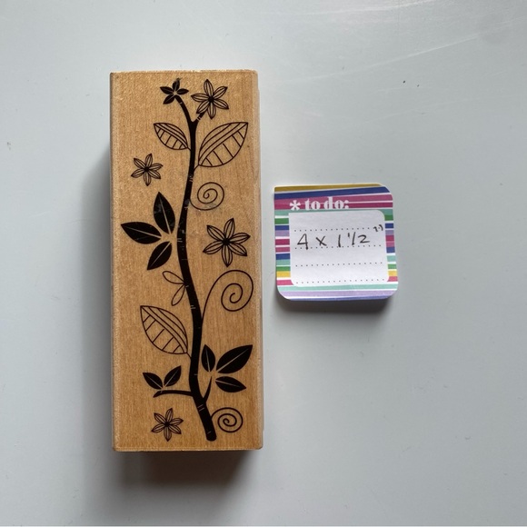 Leaf Branch Border Stamp by  « Hero Arts » - Picture 3 of 6